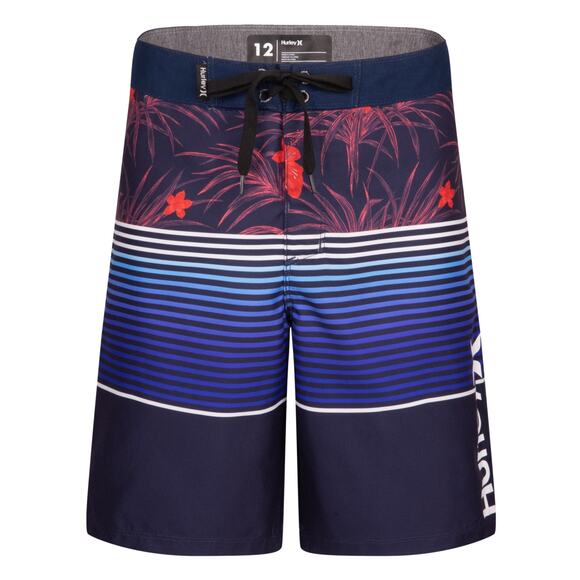 Hurley Americana Floral Boardshorts, Boy's, Size: 10 NWT - Picture 1 of 3